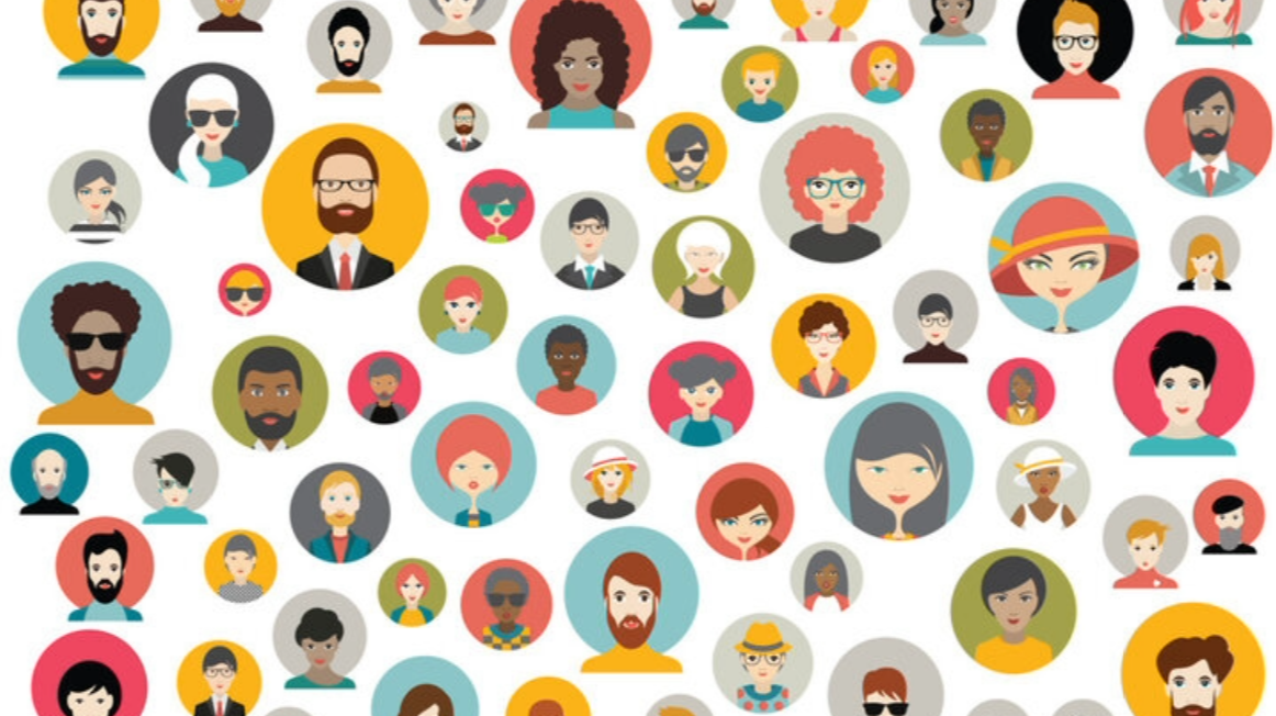 male and female avatars diversity